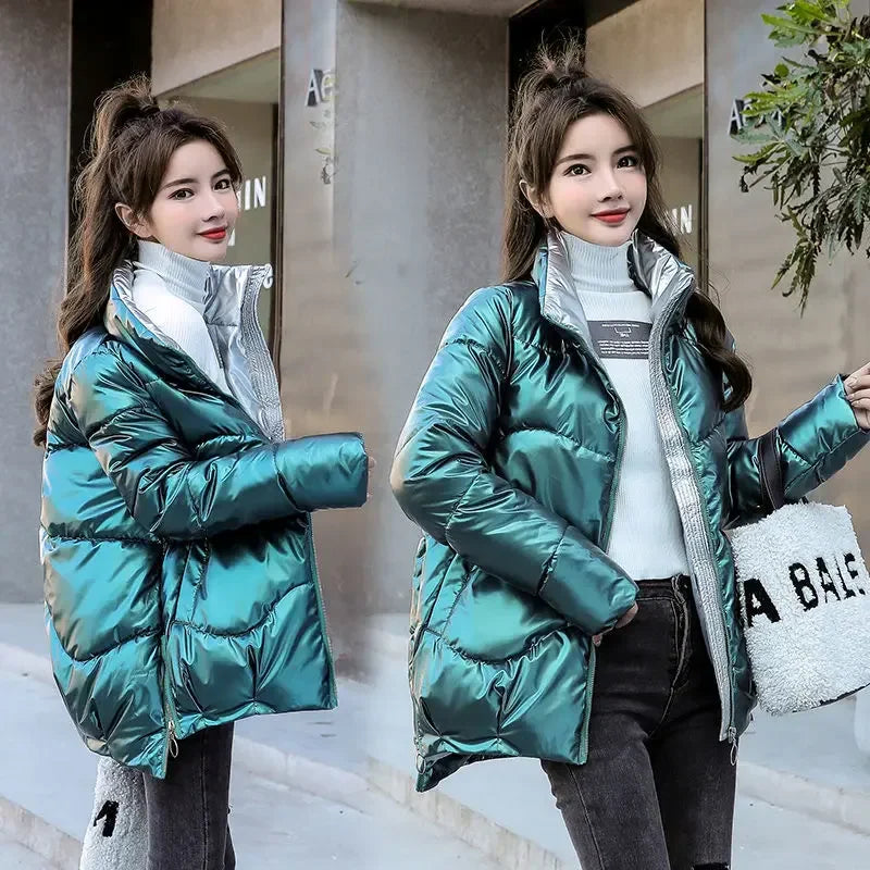 Women's Thick Padded Zip-Up Jacket