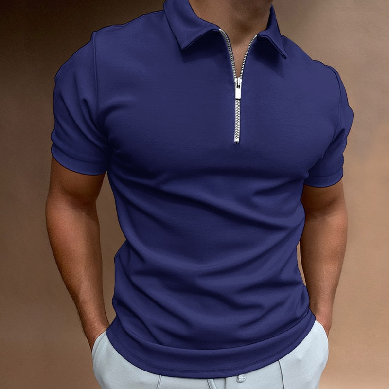 Hans | Men's Zip Polo