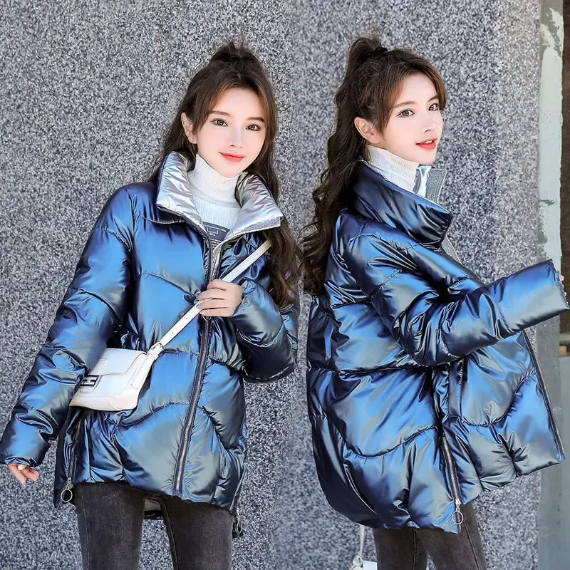 Women's Thick Padded Zip-Up Jacket