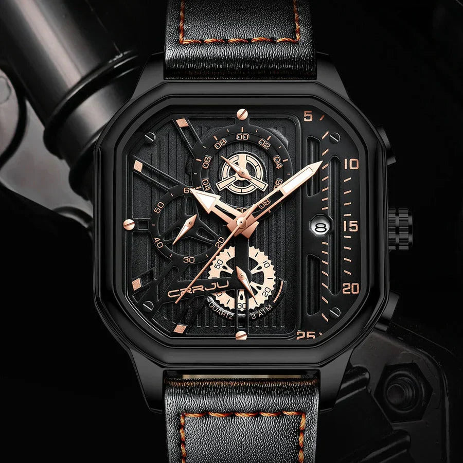 Aston - Luxury automatic watch with skeletonised dial