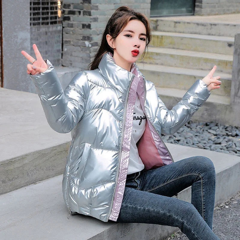 Women's Thick Padded Zip-Up Jacket