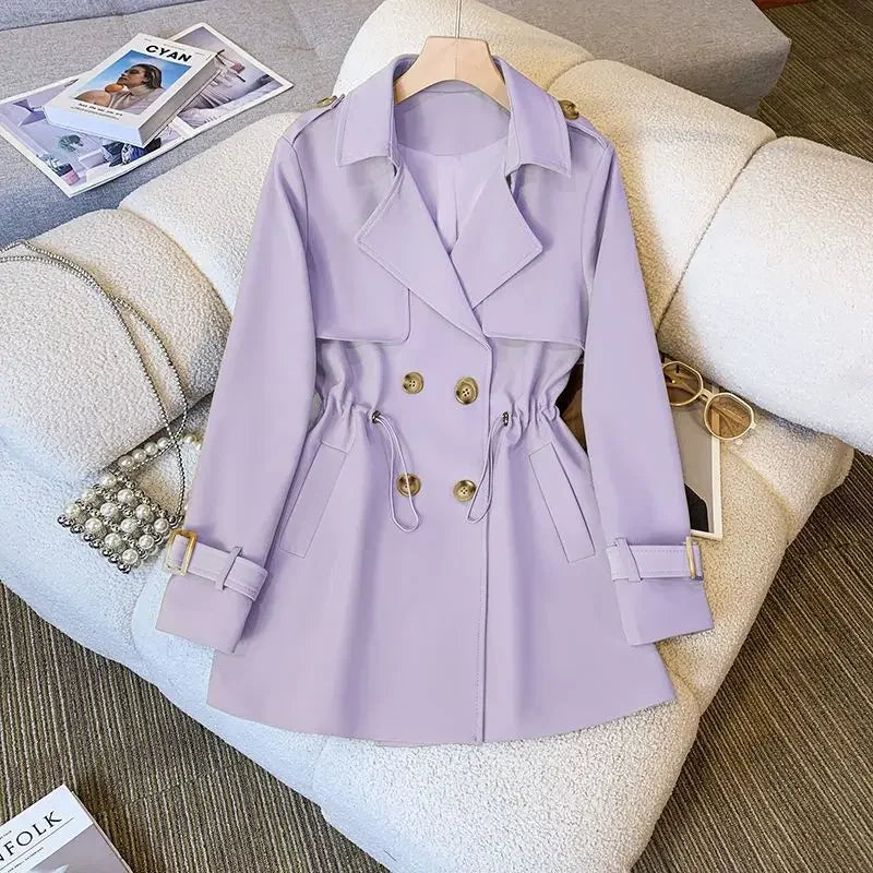 Rosina | Elegant Medium-Length Trench Coat