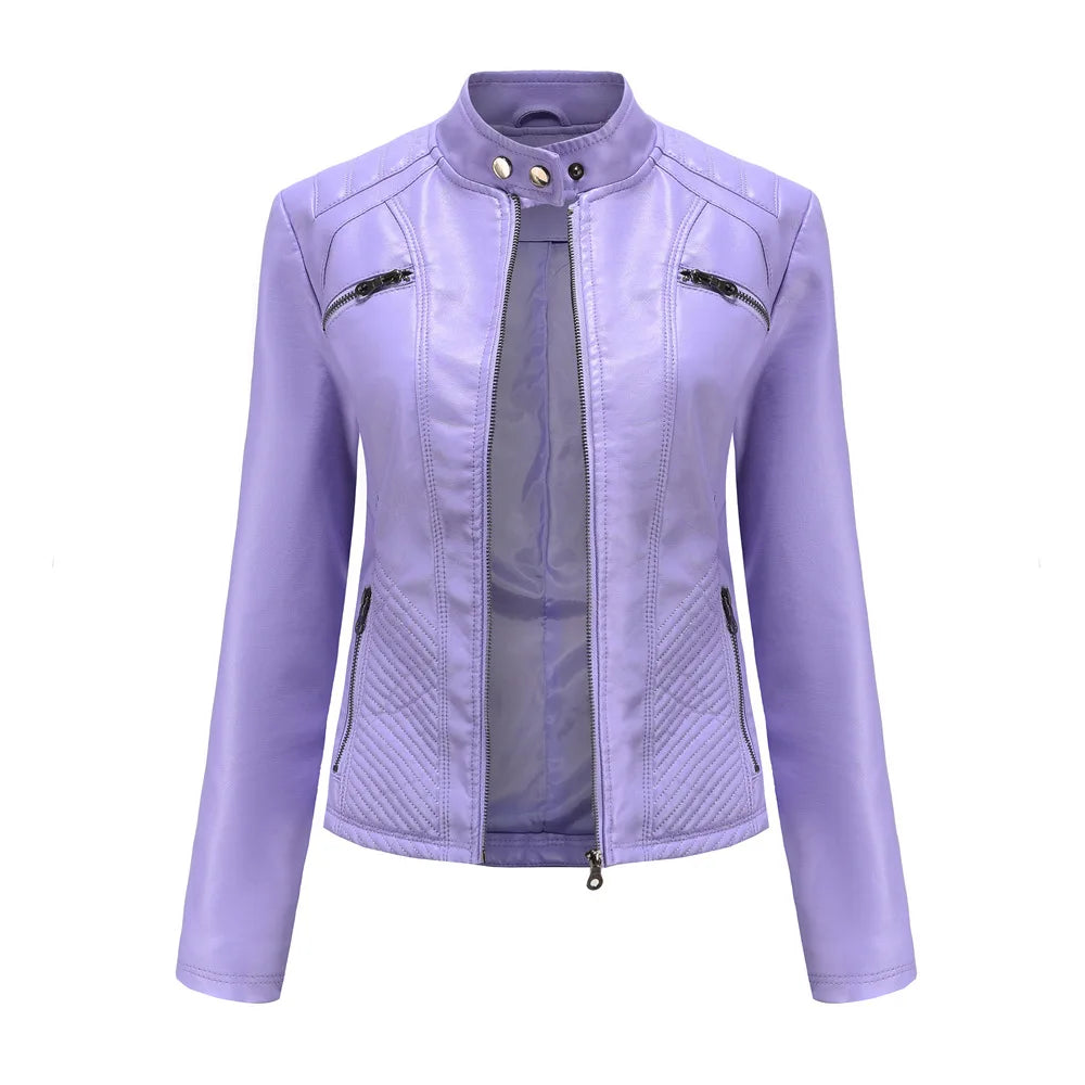 Chloe - Fashionable Leather Jacket For Women