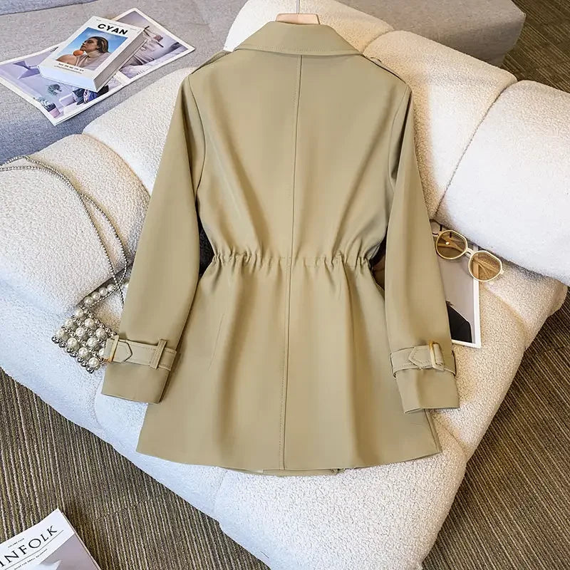 Rosina | Elegant Medium-Length Trench Coat
