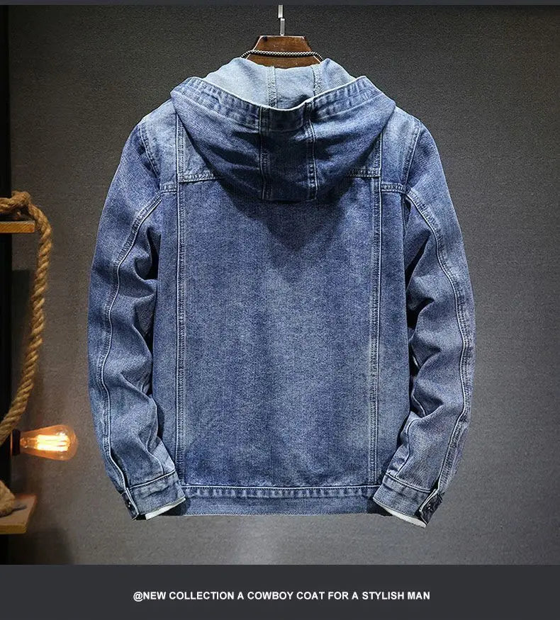 Reynan - Denim hooded jacket