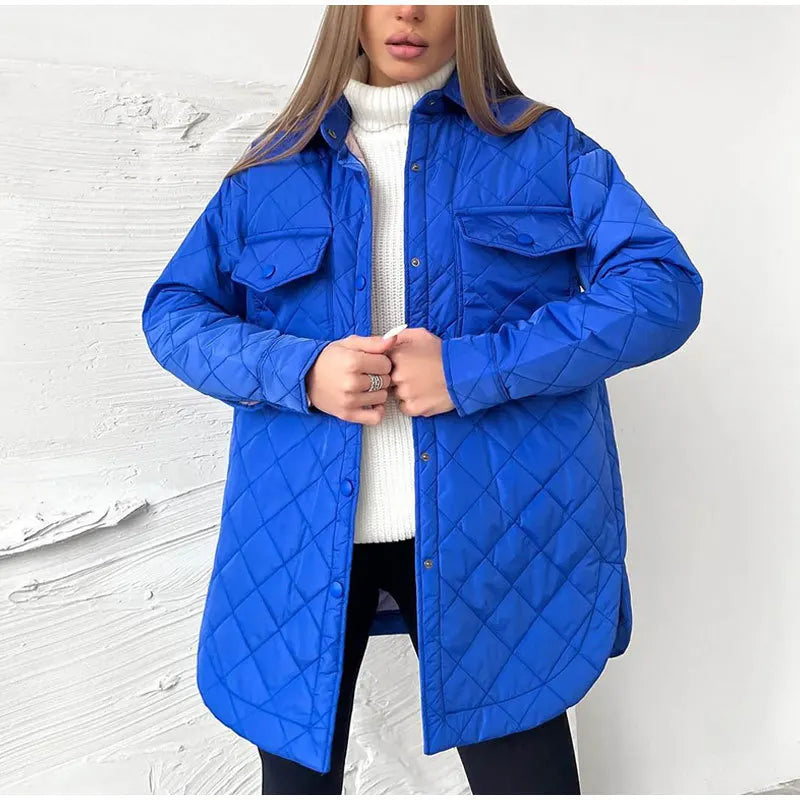 Aurora - Classic quilted jacket with press studs