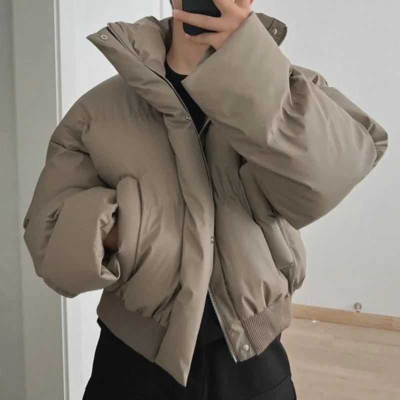 Women's  Parka Jacket with Stand Collar