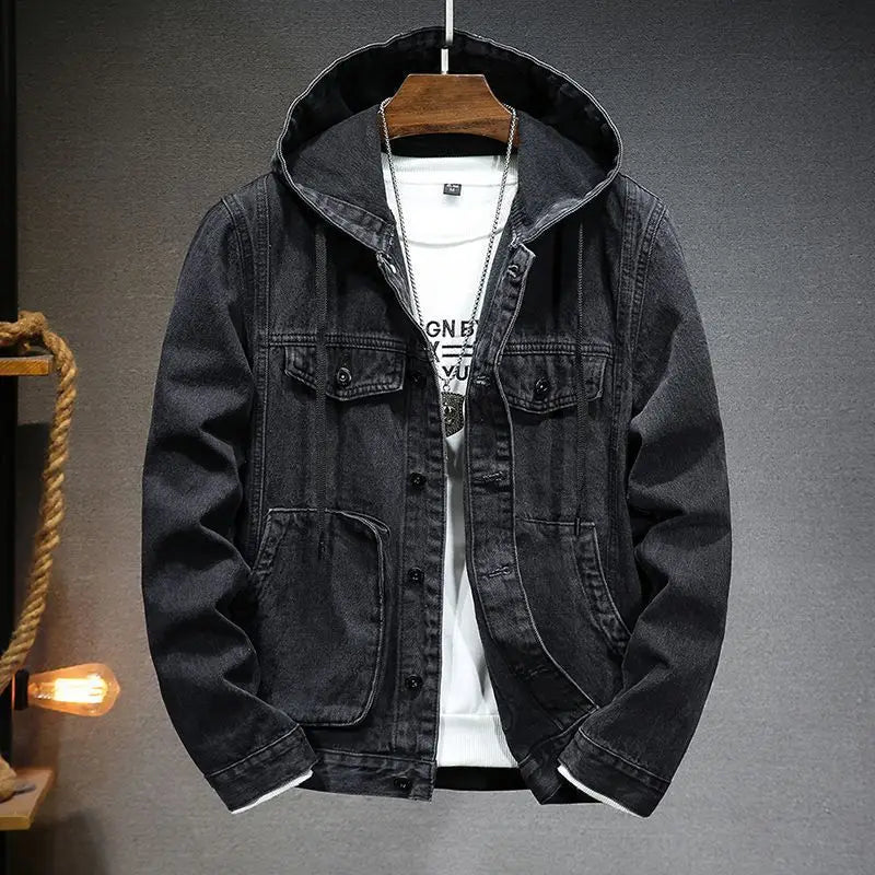 Reynan - Denim hooded jacket