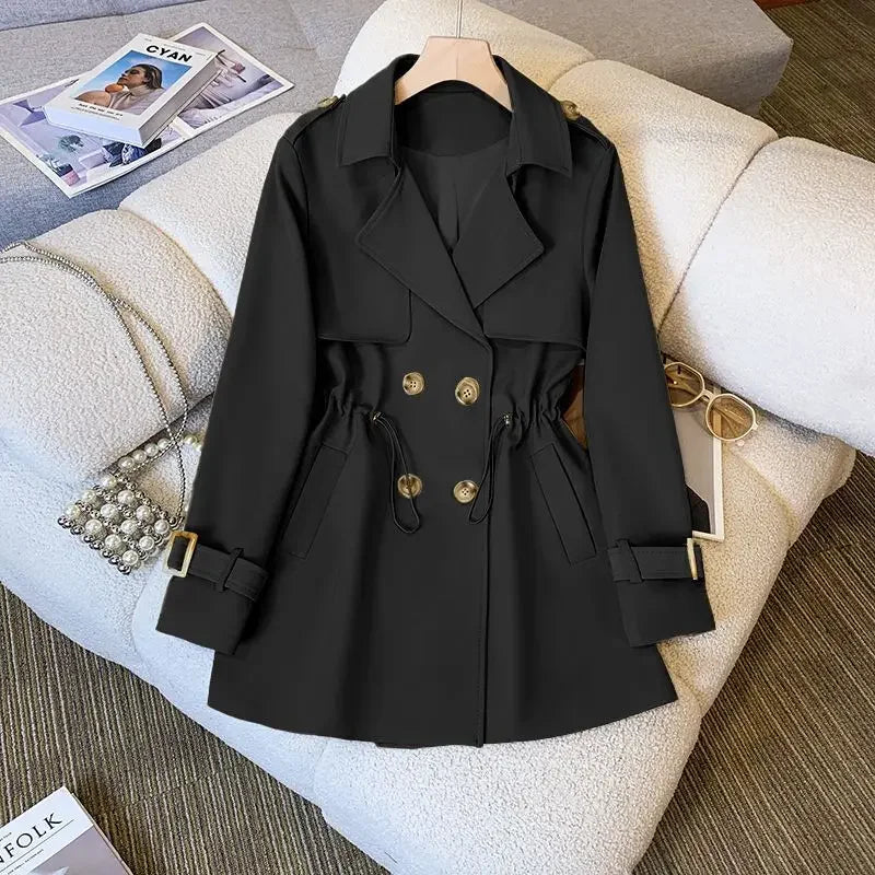Rosina | Elegant Medium-Length Trench Coat