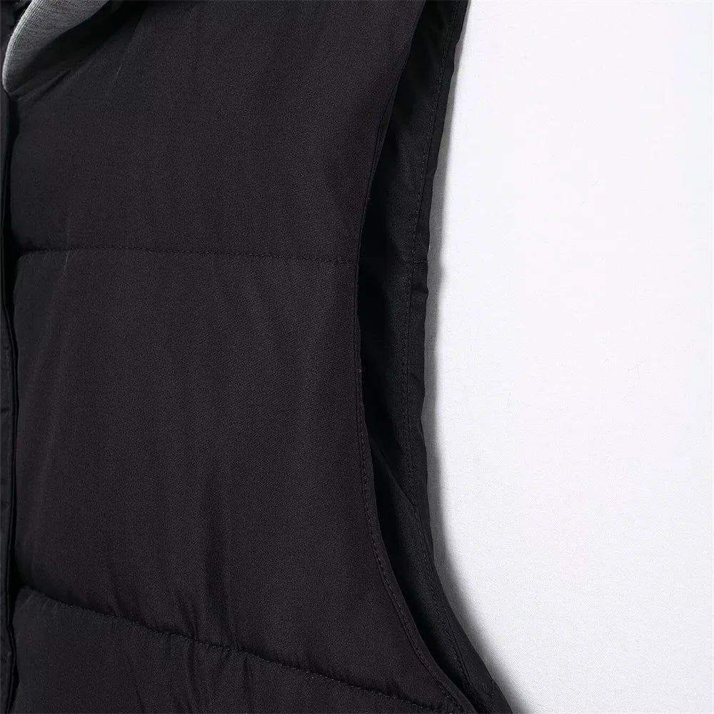 Women's Cotton Vest with Detachable Hoodie – Spring Collection