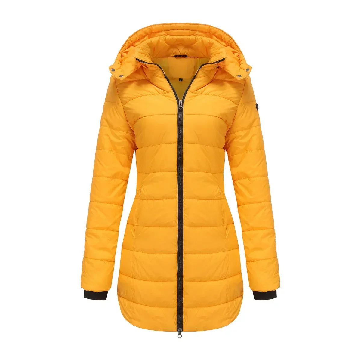 Nadiika | Women's Winter Puffer Jacket with Detachable Hood - Warm & Stylish