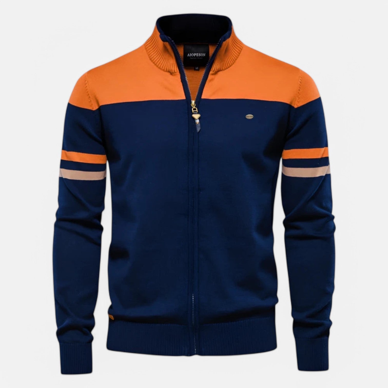Monacogents | 100% Cotton Zip-Up Knit Vest