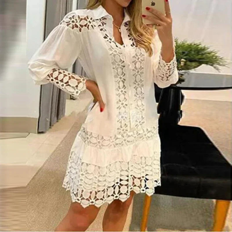 Josephine - Elegant mini lace dress