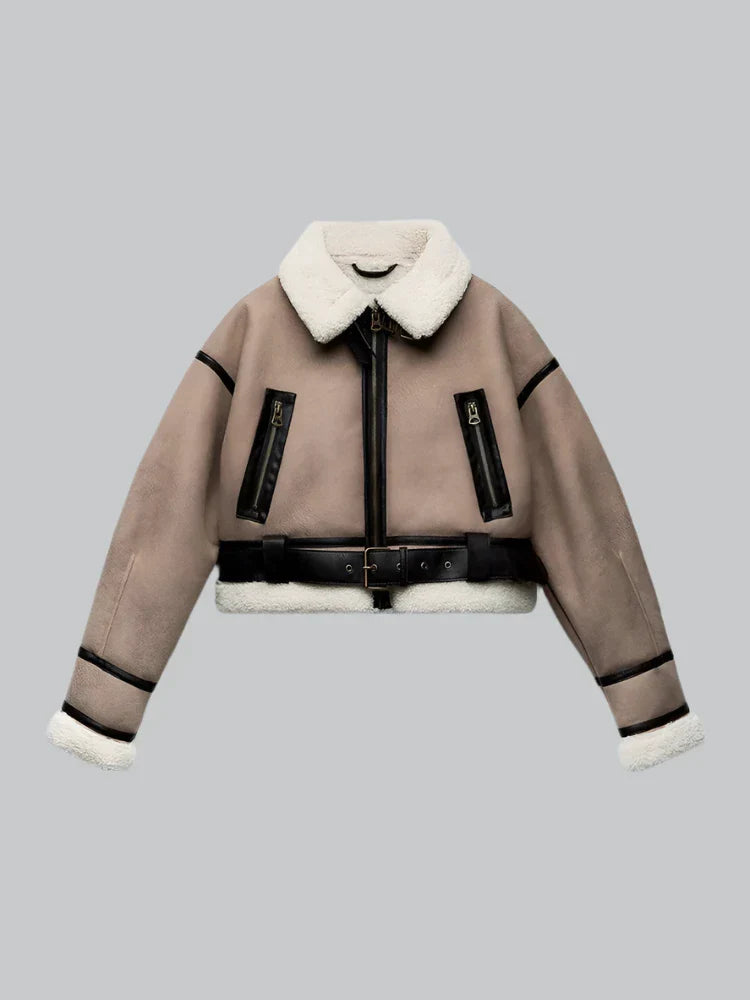 Stylish winter outerwear jacket for women