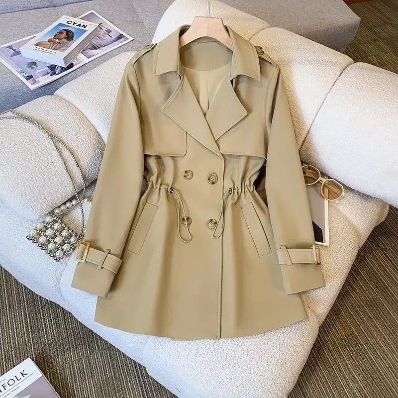 Rosina | Elegant Medium-Length Trench Coat