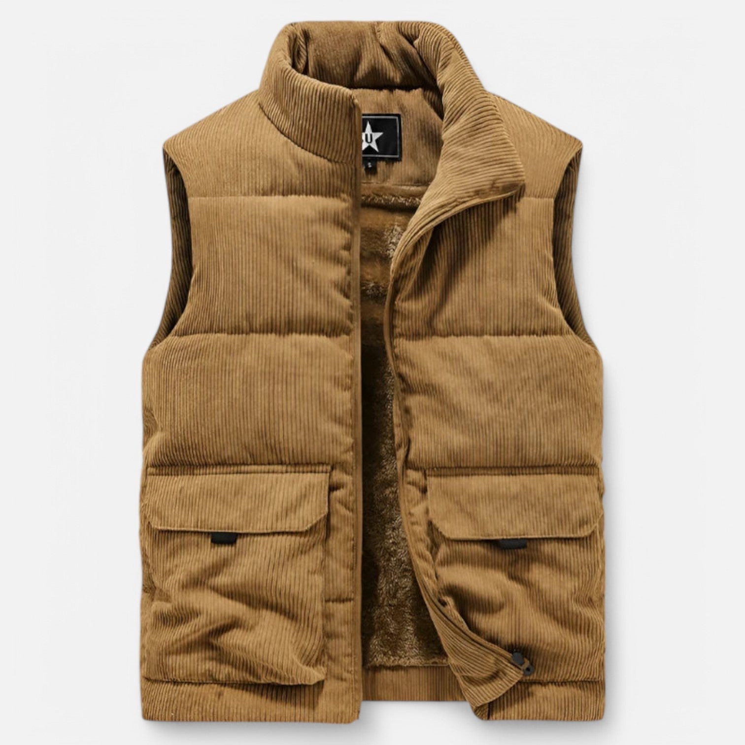 Monacogents | Wool Cotton Padded Vest