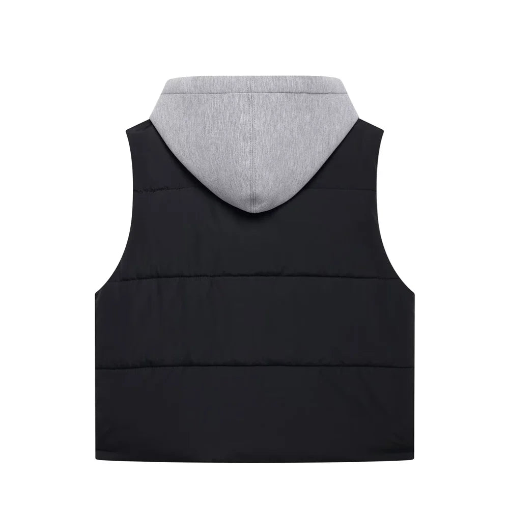 Women's Cotton Vest with Detachable Hoodie – Spring Collection