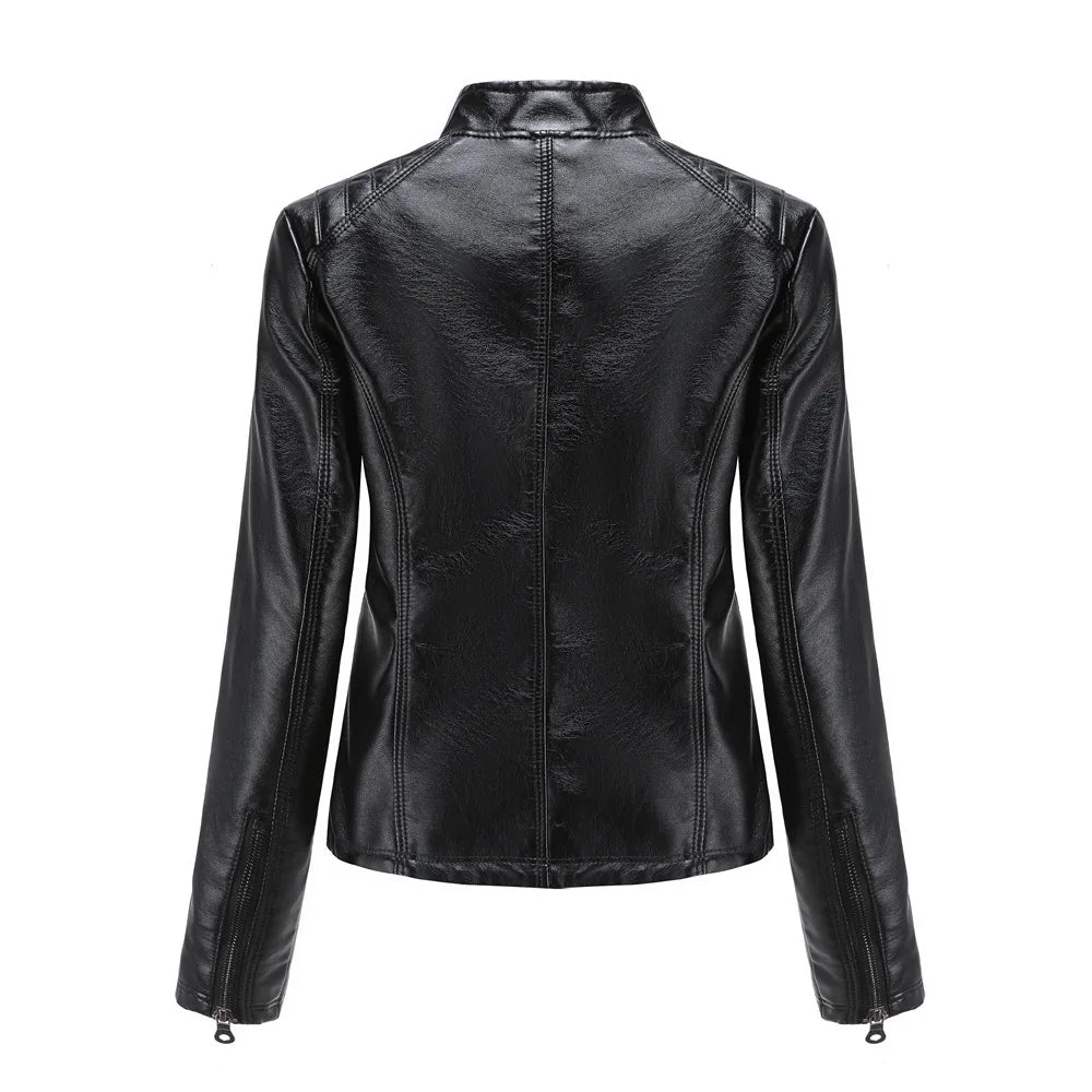 Chloe - Fashionable Leather Jacket For Women