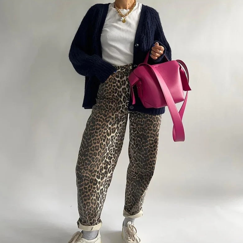 Wren | Women's Leopard Print Jeans | Leopard