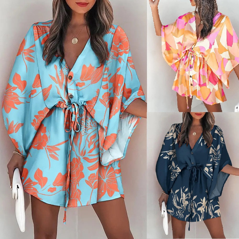 Women's Jumpsuit - Summery Beach Vacation Outfit