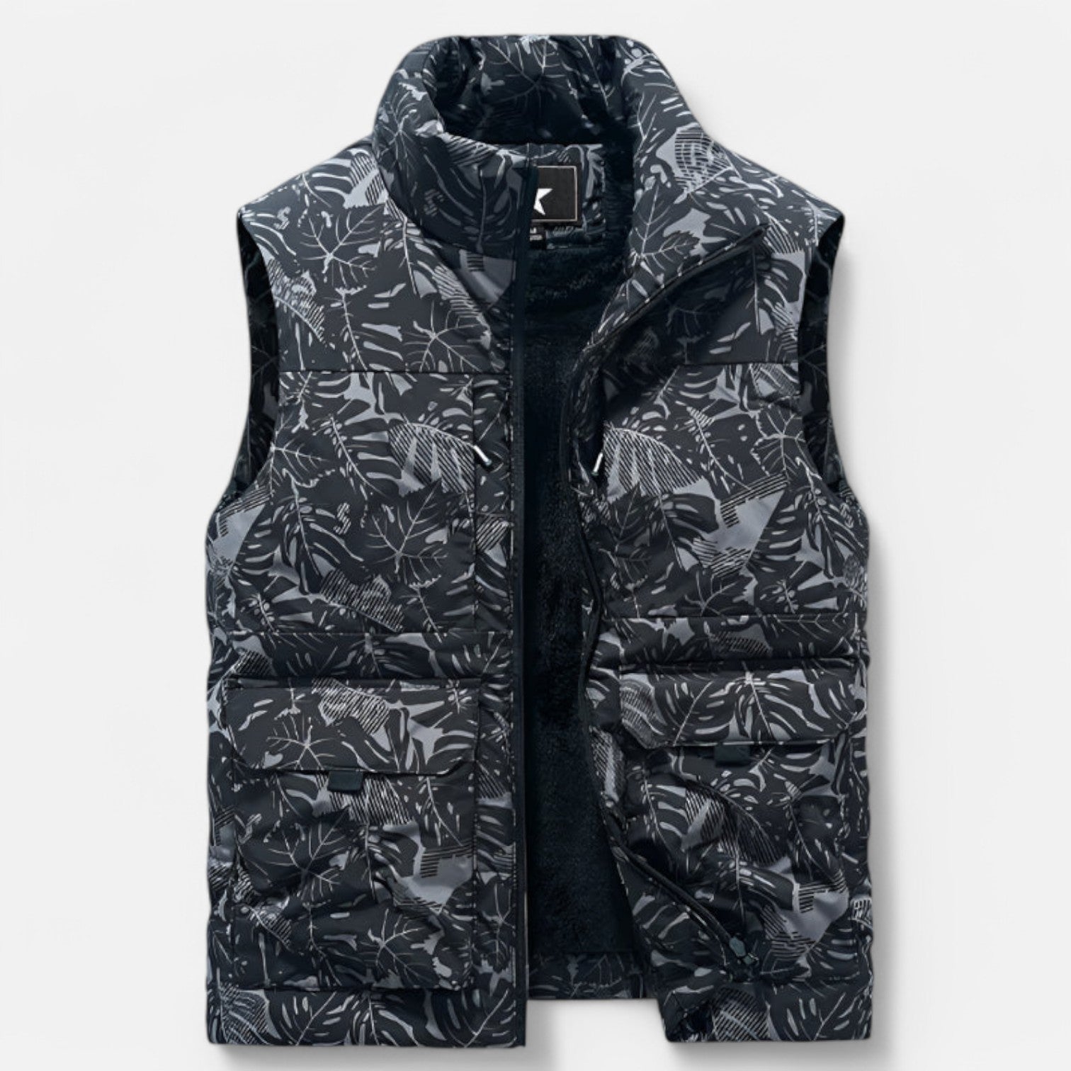Monacogents | Multi-Pocket Fleece-Lined Vest