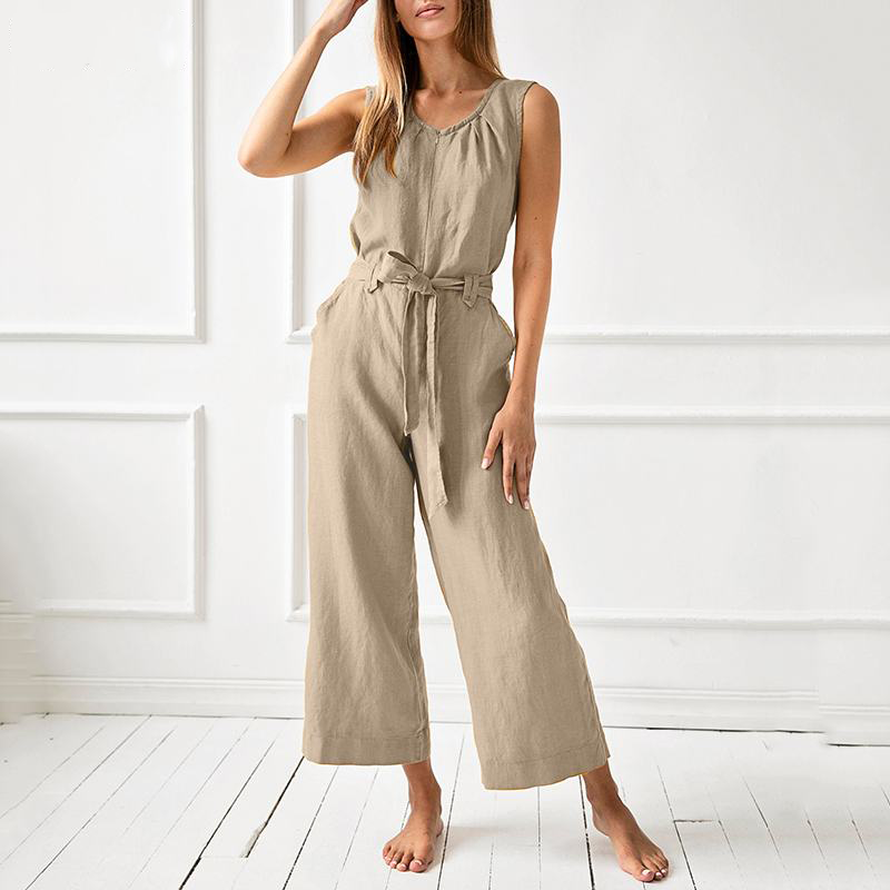 Anastasia - Casual jumpsuit with wide leg