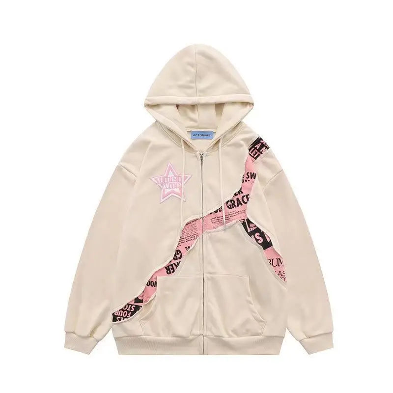 Oversized hoodie with graphic print