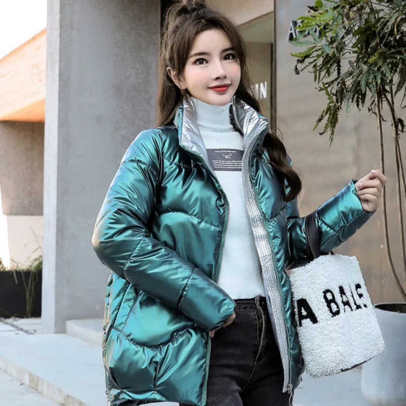 Women's Thick Padded Zip-Up Jacket