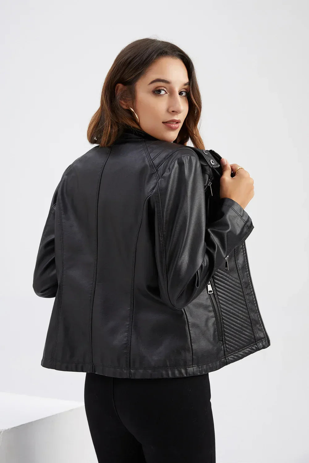 Chloe - Fashionable Leather Jacket For Women