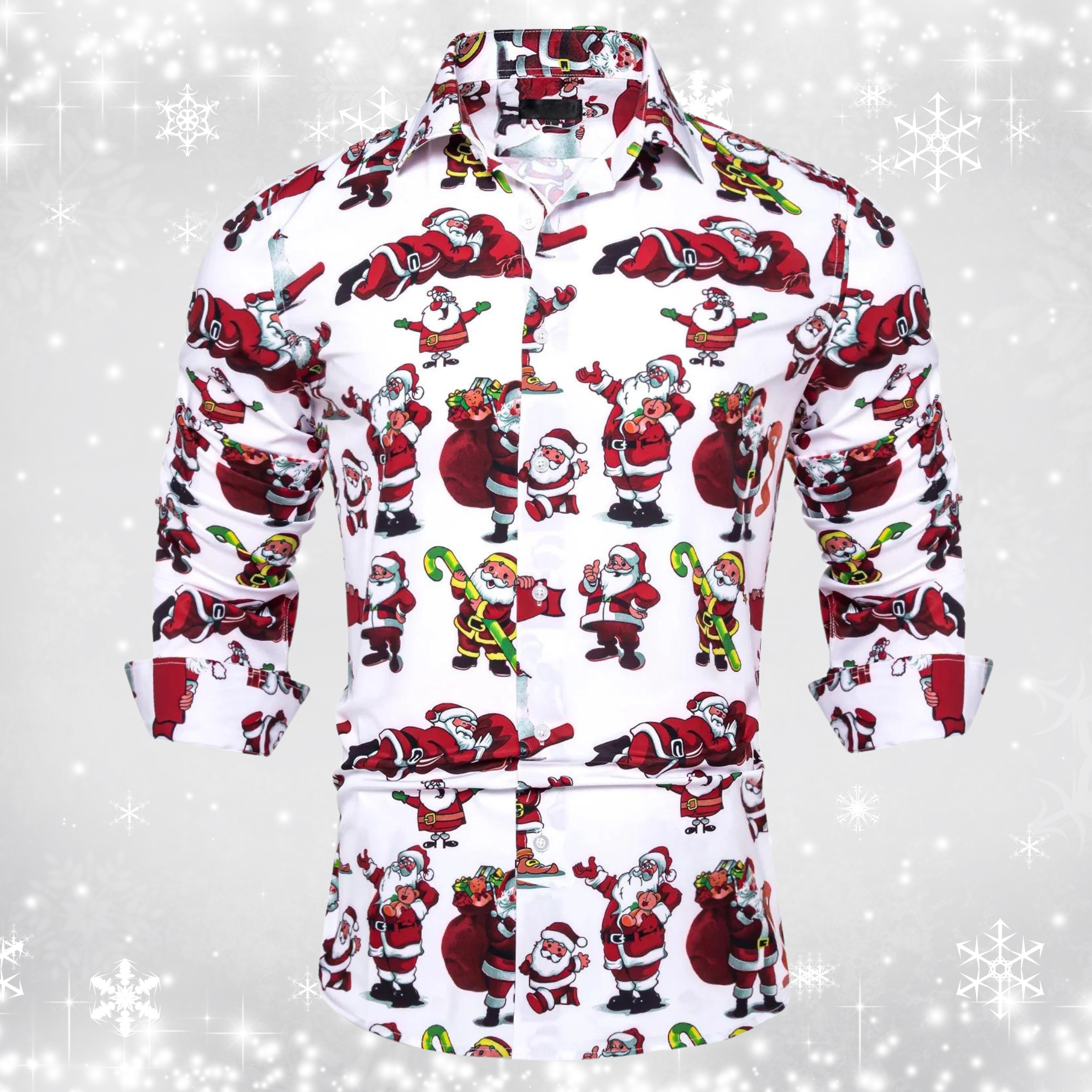 Christmas graphic print shirt