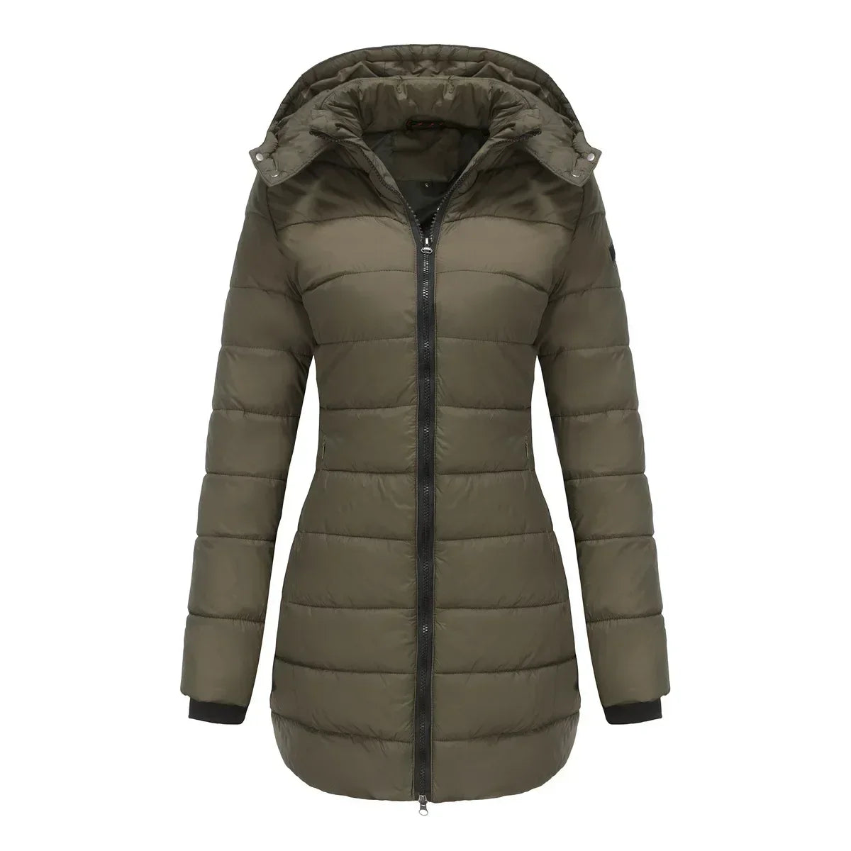Nadiika | Women's Winter Puffer Jacket with Detachable Hood - Warm & Stylish
