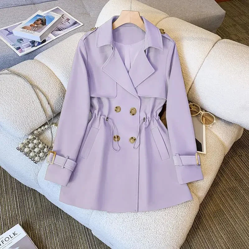 Rosina | Elegant Medium-Length Trench Coat