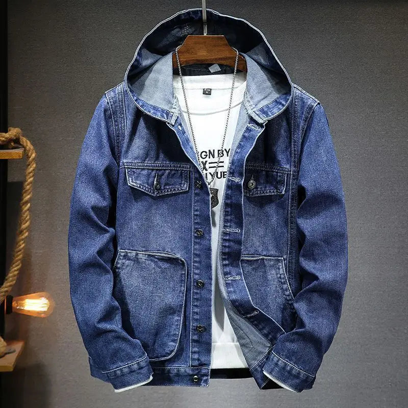 Reynan - Denim hooded jacket