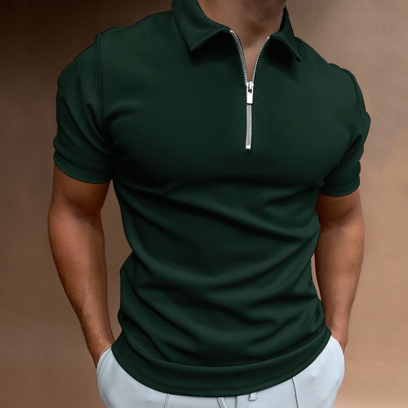 Hans | Men's Zip Polo