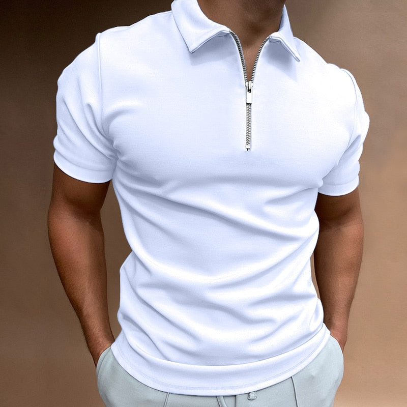 Hans | Men's Zip Polo