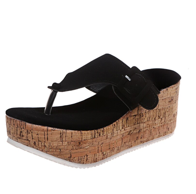 Nicole sandals - Fashionable women's sandals with thick sole and wedge heel