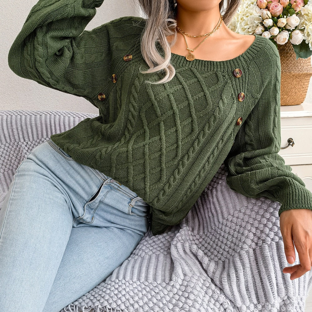 Casual knitted jumper