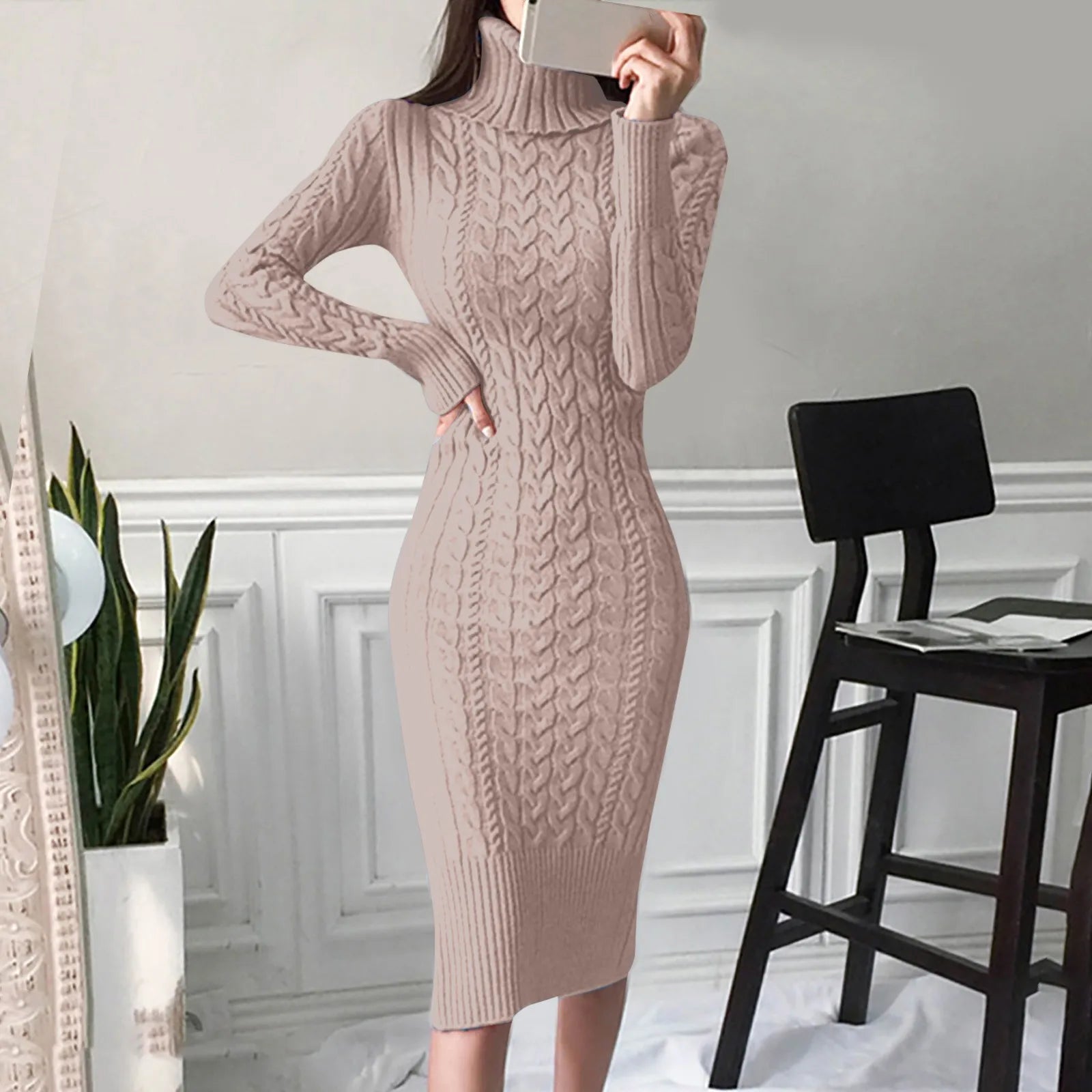 Zephyra - Elegant Cable Dress