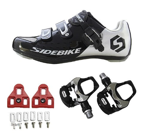 John – cycling shoes with pedal and toe post