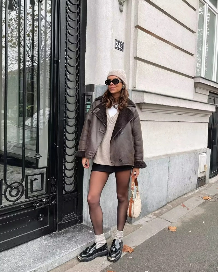 Trendy oversized jacket for women