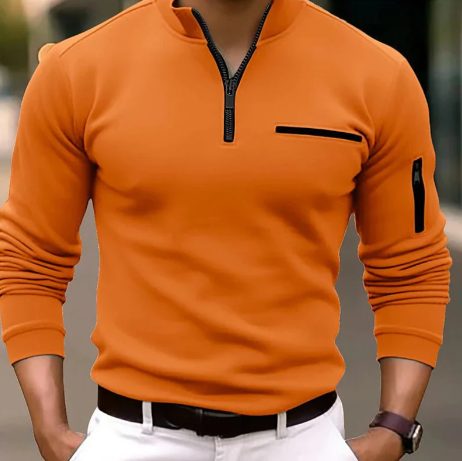 Billie quarter zip polo shirt for men