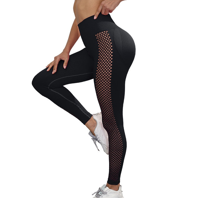 Shiny Gym Leggings | Ladies High Waist Fitness Trousers