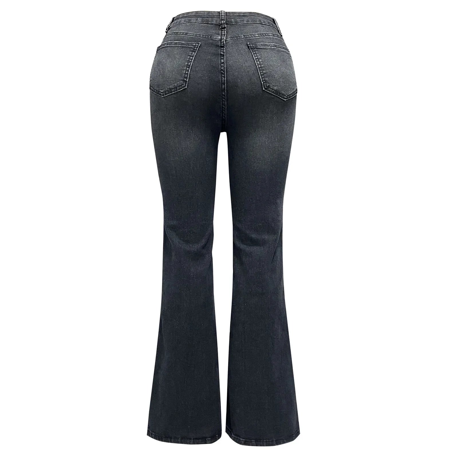 Zoe - Chic bootcut jeans with a low rise