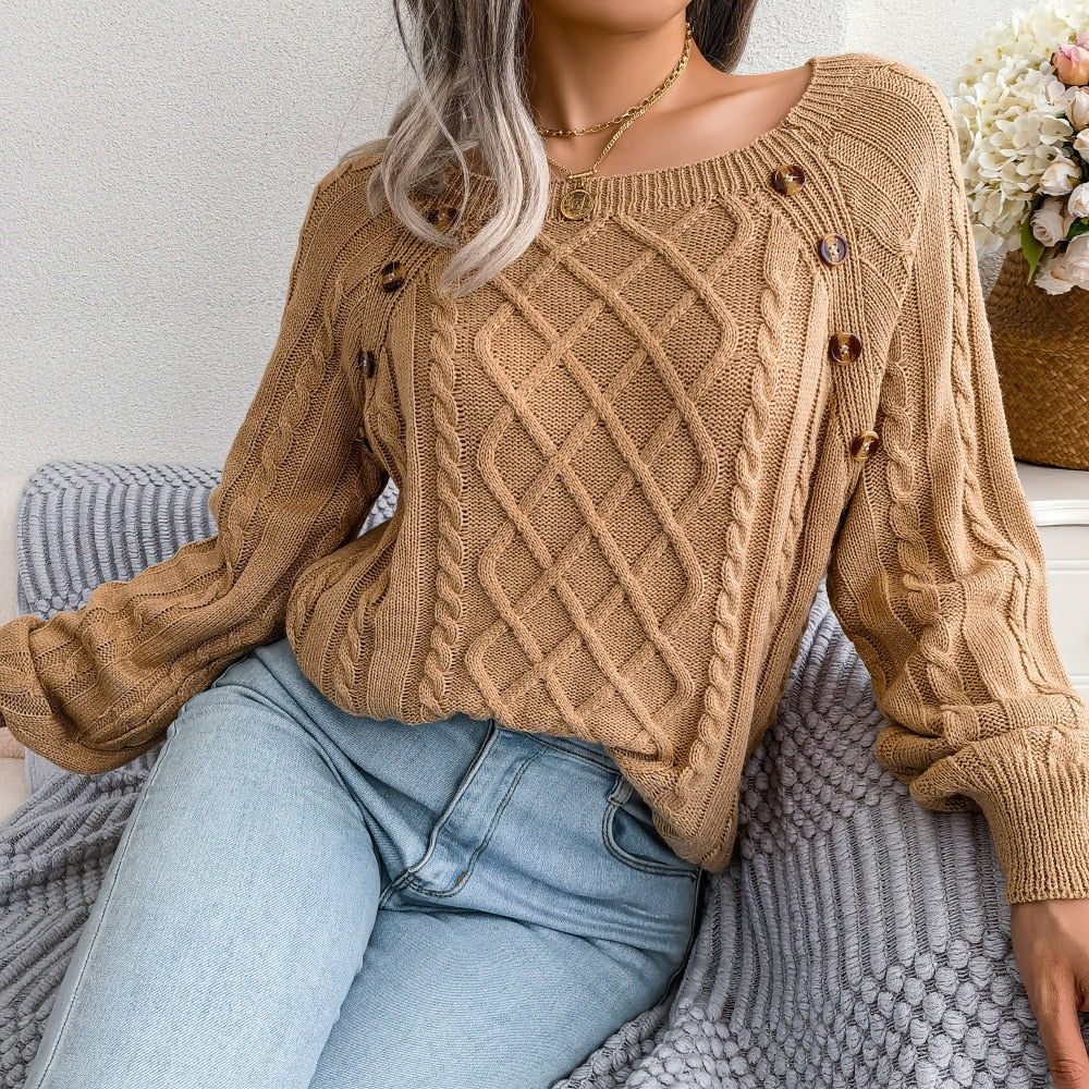 Casual knitted jumper