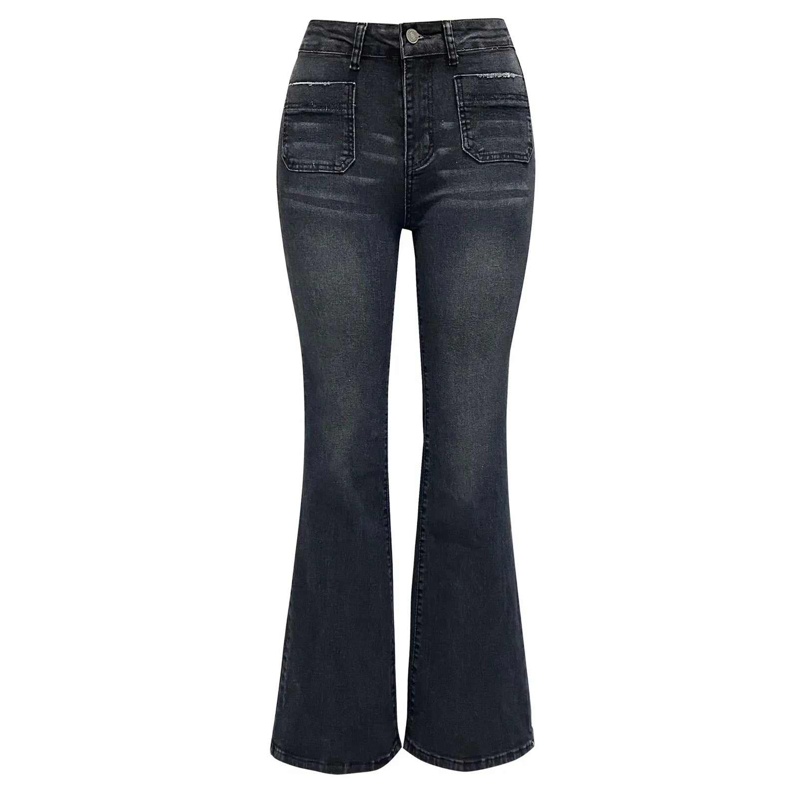 Zoe - Chic bootcut jeans with a low rise