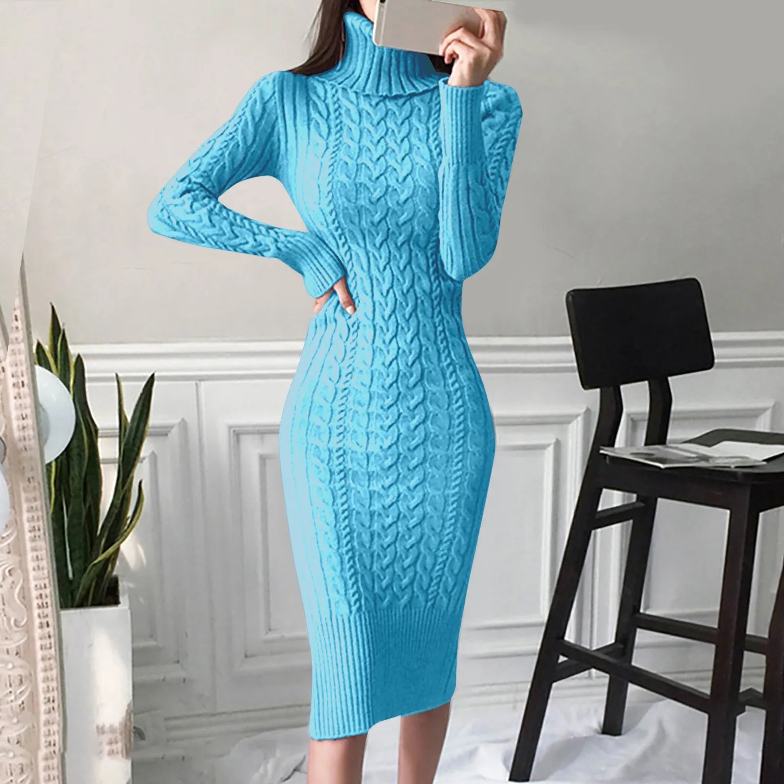 Zephyra - Elegant Cable Dress