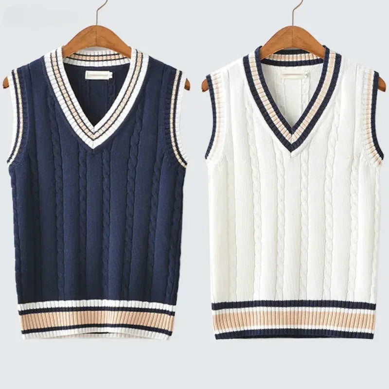 Migue | Men's Knitted Vest | V-Neck