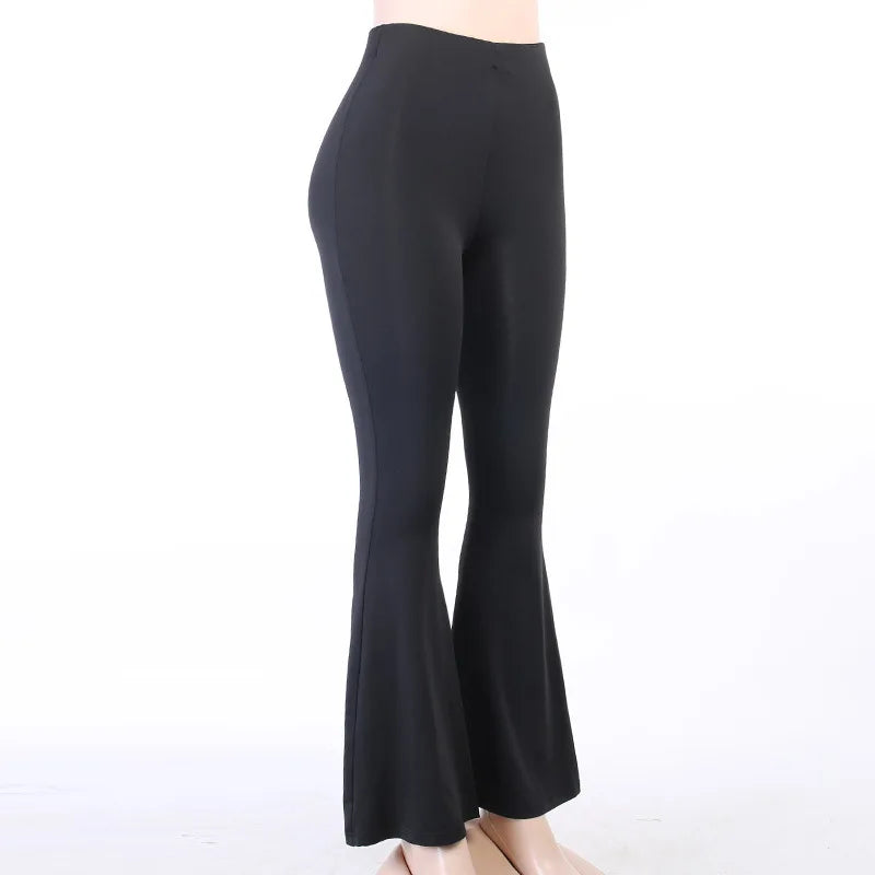 Gabrielle - Elegant flared trousers with high waist