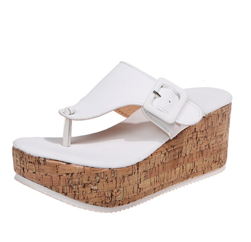 Nicole sandals - Fashionable women's sandals with thick sole and wedge heel