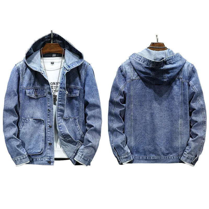 Reynan - Denim hooded jacket